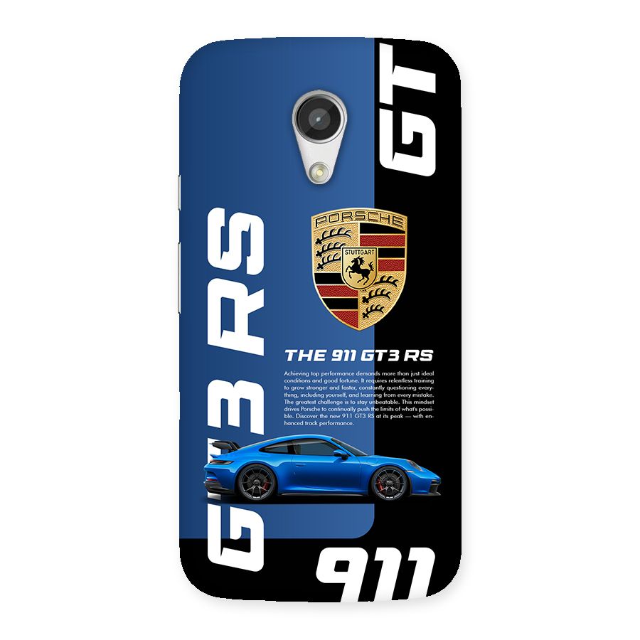 Hyper Car Back Case for Moto G 2nd Gen