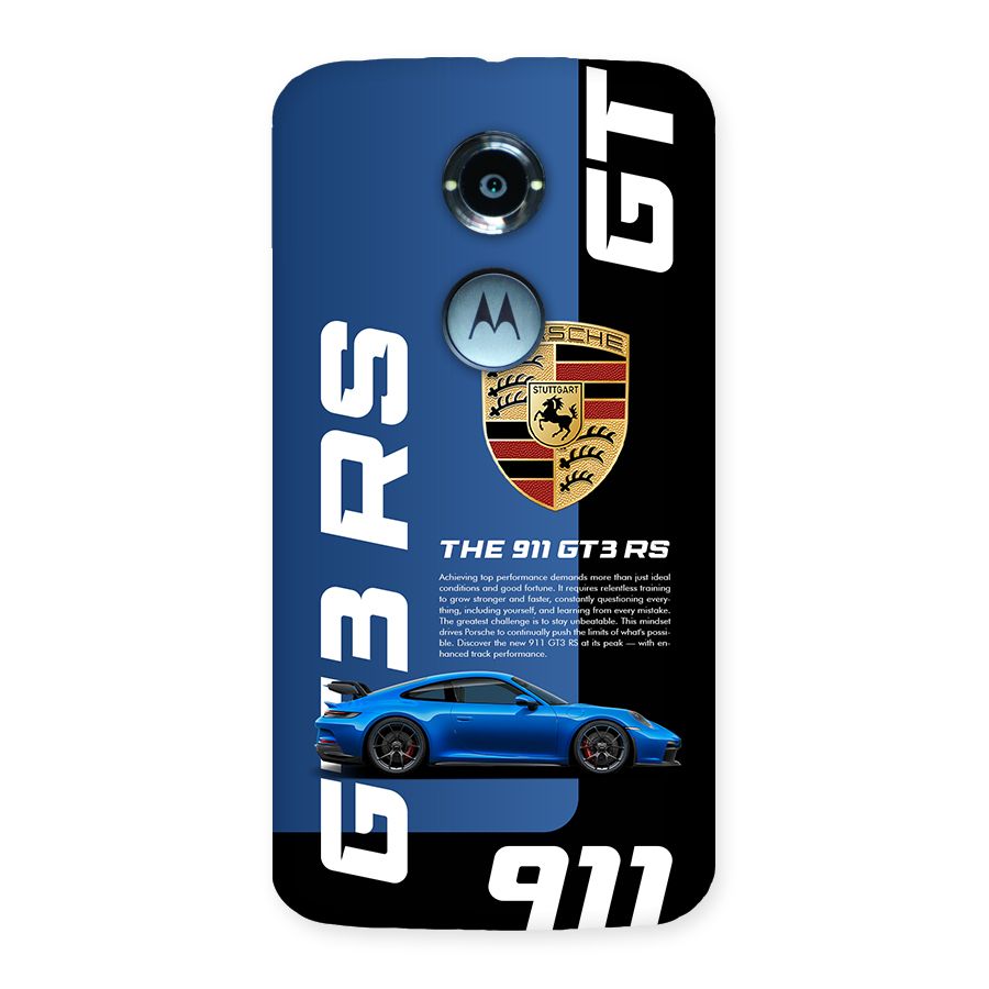Hyper Car Back Case for Moto X2