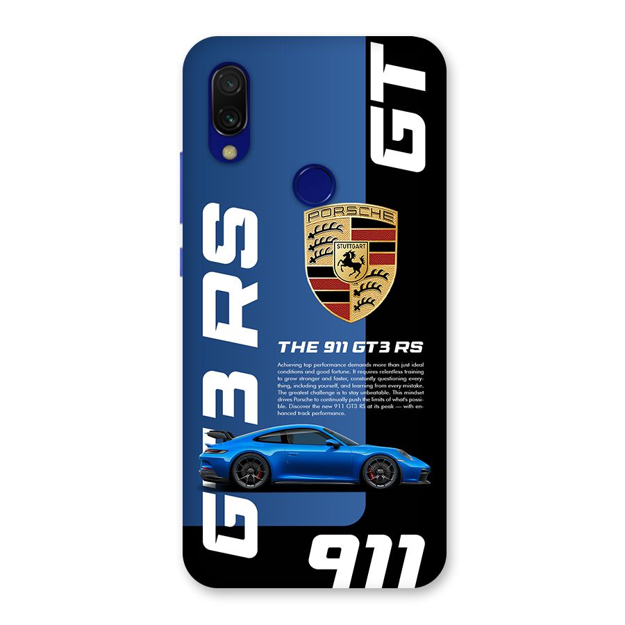 Hyper Car Back Case for Redmi Y3