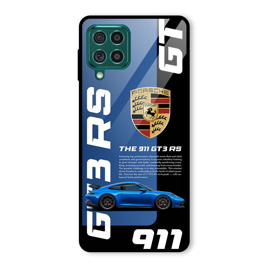 Hyper Car Glass Back Case for Galaxy F62