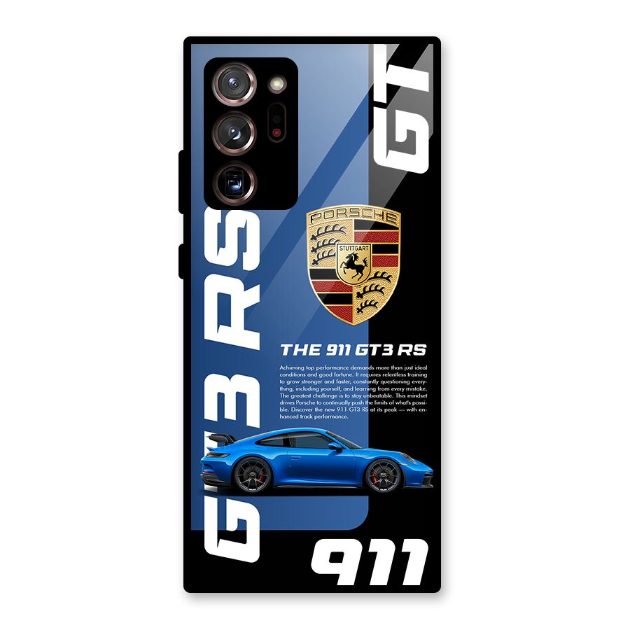 Hyper Car Glass Back Case for Galaxy Note 20 Ultra