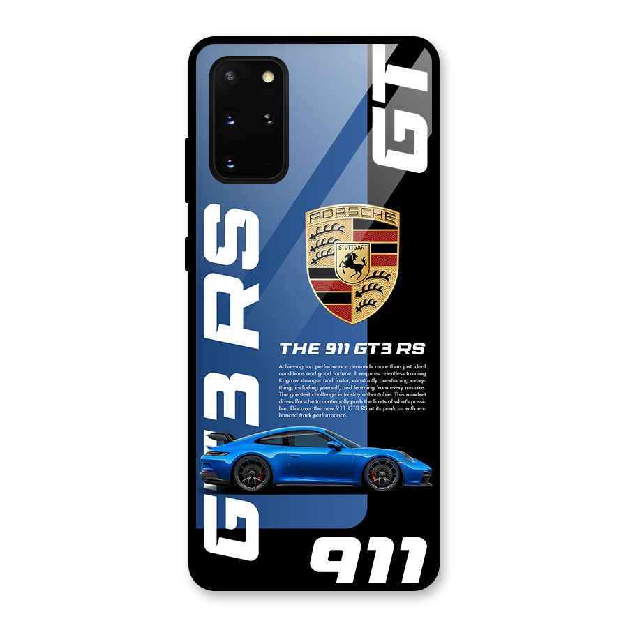 Hyper Car Glass Back Case for Galaxy S20 Plus