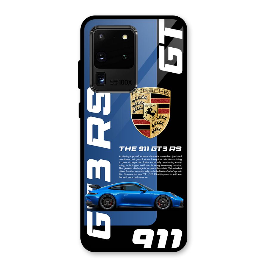 Hyper Car Glass Back Case for Galaxy S20 Ultra