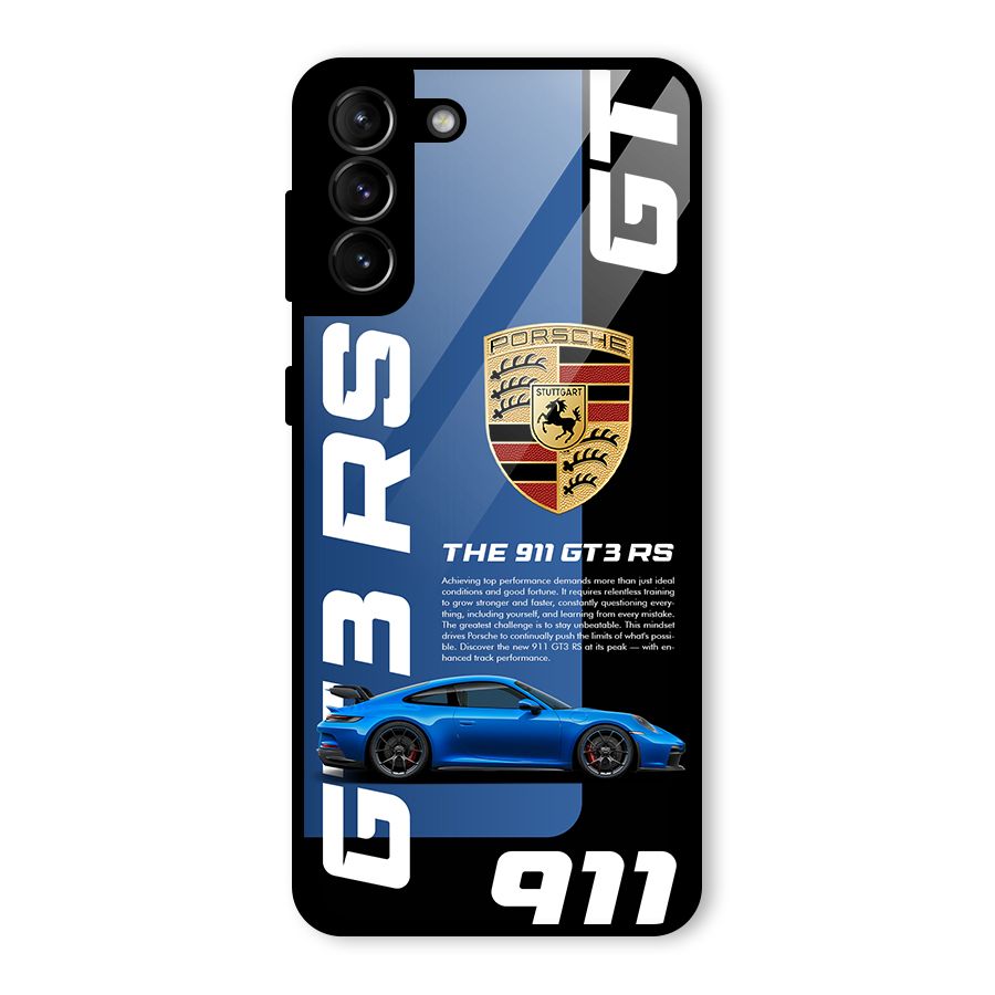 Hyper Car Glass Back Case for Galaxy S21 Plus