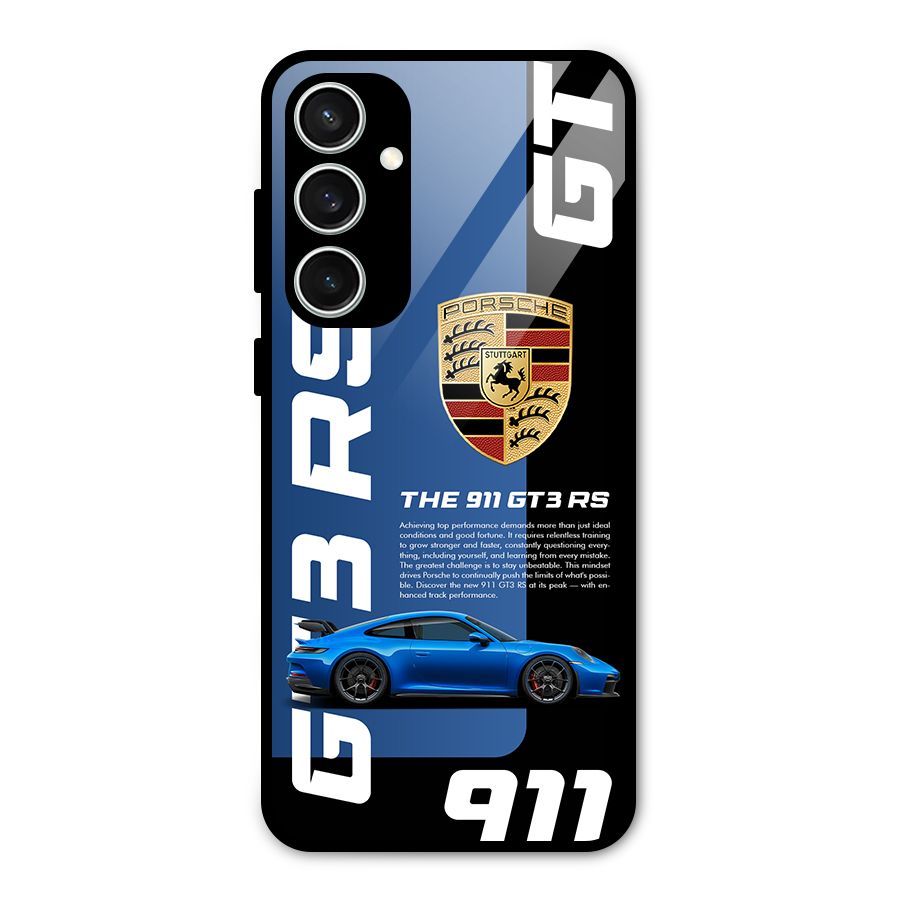 Hyper Car Glass Back Case for Galaxy S23 FE