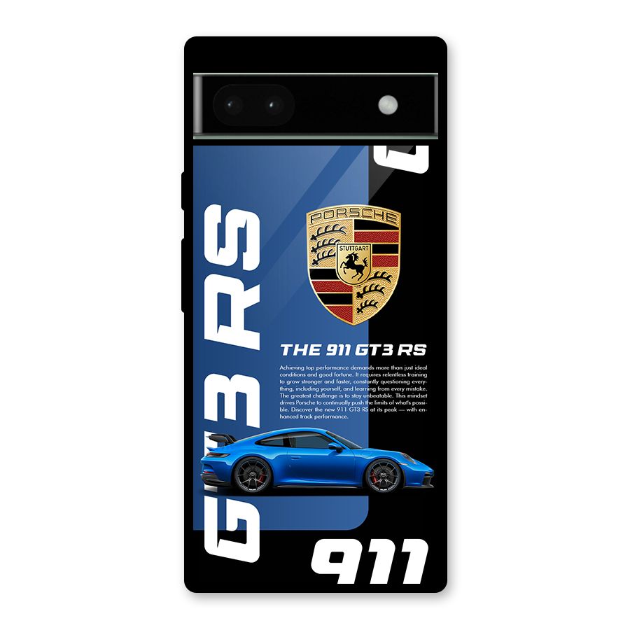 Hyper Car Glass Back Case for Google Pixel 6a