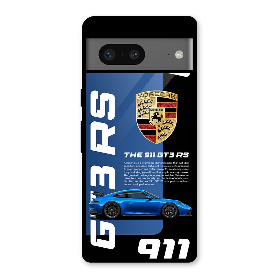 Hyper Car Glass Back Case for Google Pixel 7