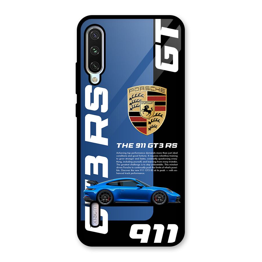 Hyper Car Glass Back Case for Mi A3