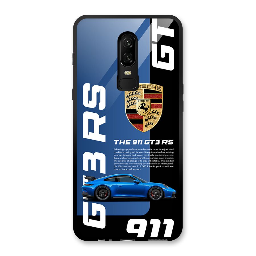 Hyper Car Glass Back Case for OnePlus 6