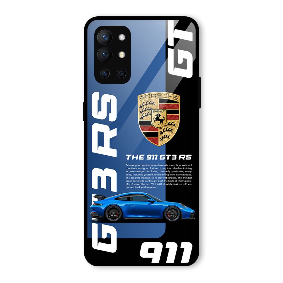 Hyper Car Glass Back Case for OnePlus 9R