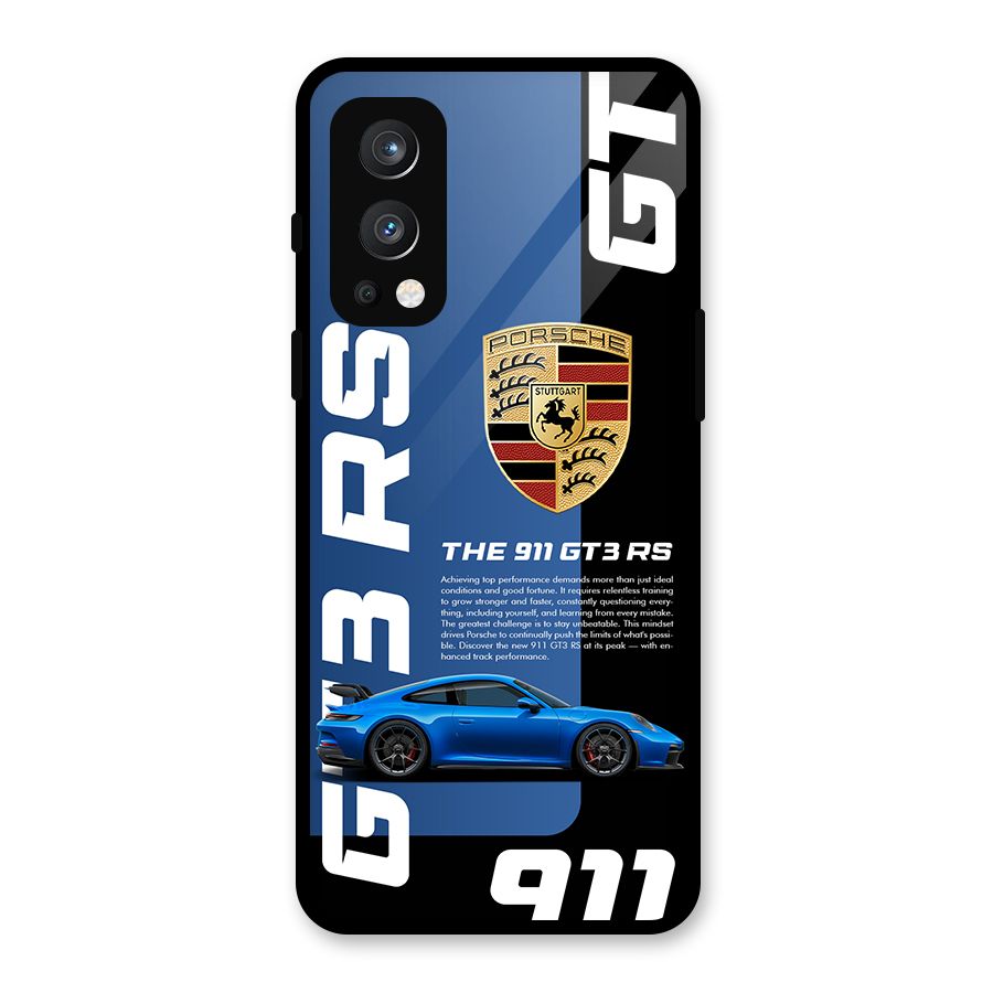 Hyper Car Glass Back Case for OnePlus Nord 2 5G