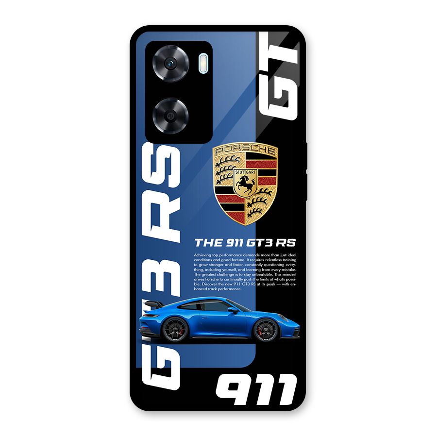 Hyper Car Glass Back Case for Oppo A77