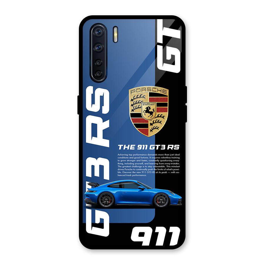 Hyper Car Glass Back Case for Oppo F15