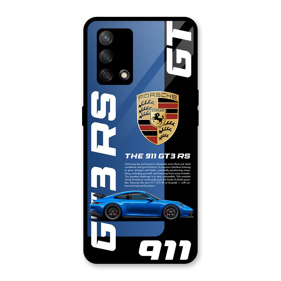Hyper Car Glass Back Case for Oppo F19s