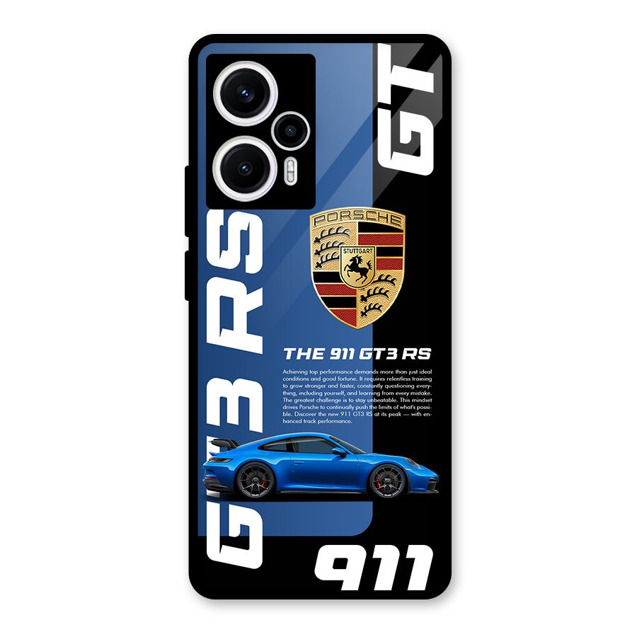 Hyper Car Glass Back Case for Poco F5