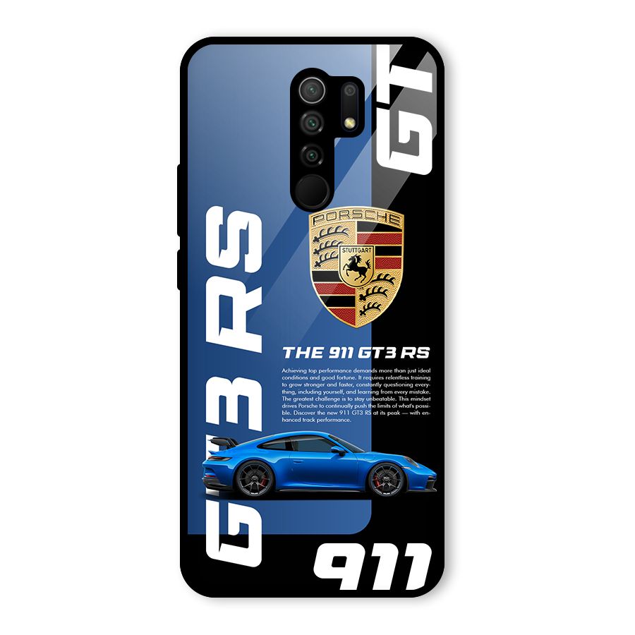 Hyper Car Glass Back Case for Poco M2