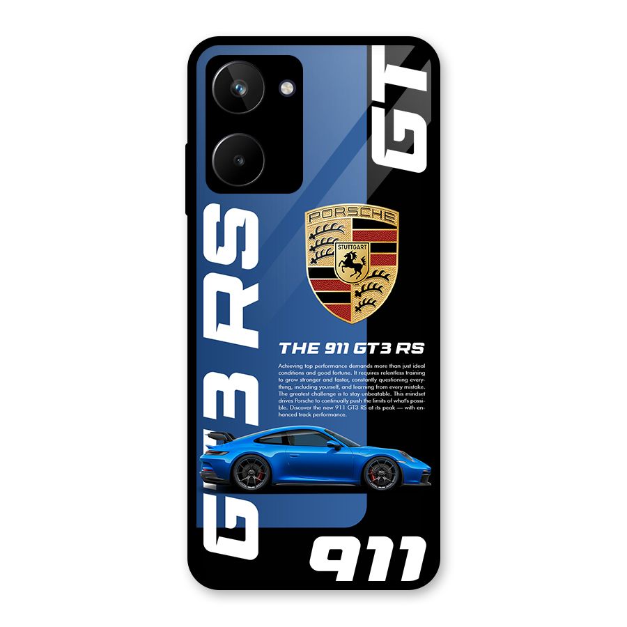 Hyper Car Glass Back Case for Realme 10
