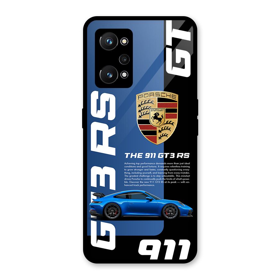 Hyper Car Glass Back Case for Realme GT Neo 3T