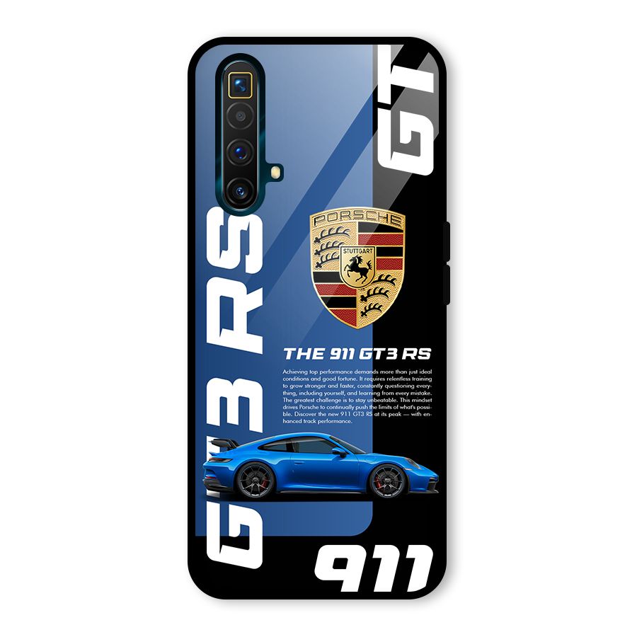 Hyper Car Glass Back Case for Realme X3 SuperZoom