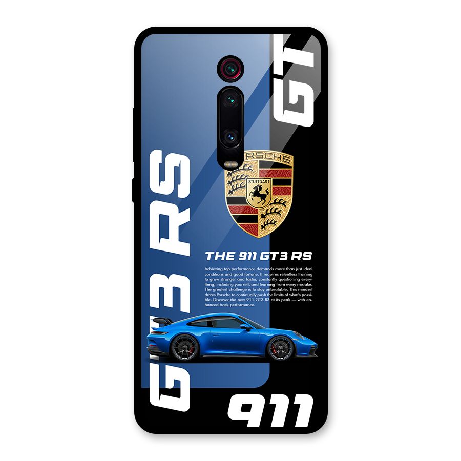 Hyper Car Glass Back Case for Redmi K20