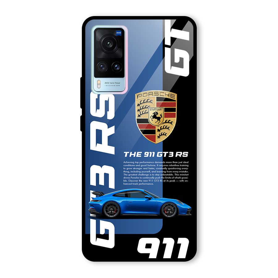 Hyper Car Glass Back Case for Vivo X60