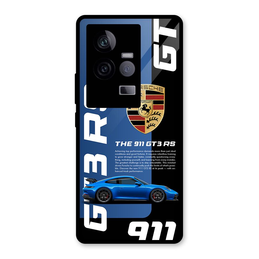 Hyper Car Glass Back Case for Vivo iQOO 11 5G