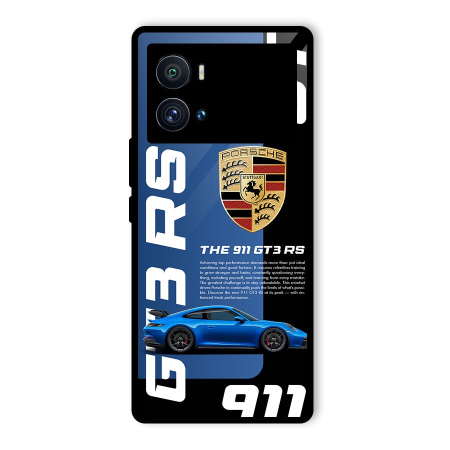 Hyper Car Glass Back Case for Vivo iQOO 9 Pro