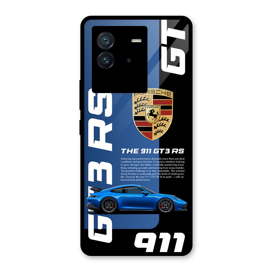 Hyper Car Glass Back Case for Vivo iQOO Neo 6 5G