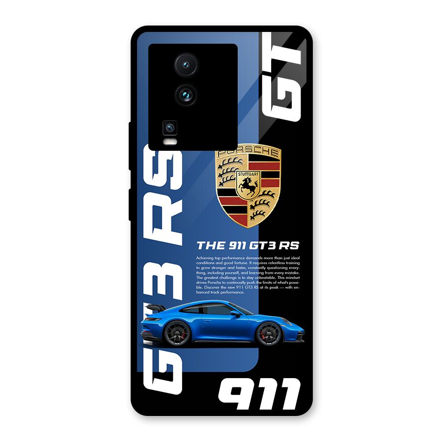 Hyper Car Glass Back Case for Vivo iQOO Neo 7