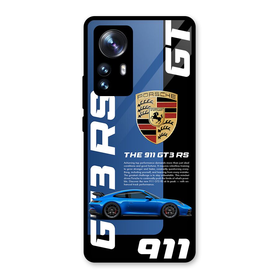 Hyper Car Glass Back Case for Xiaomi 12 Pro