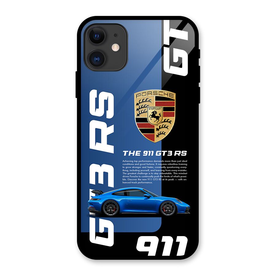 Hyper Car Glass Back Case for iPhone 11