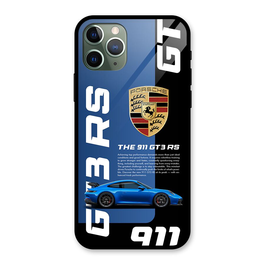 Hyper Car Glass Back Case for iPhone 11 Pro