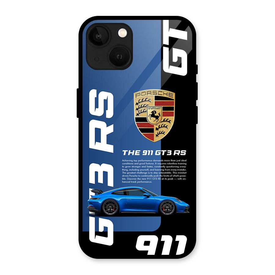 Hyper Car Glass Back Case for iPhone 13