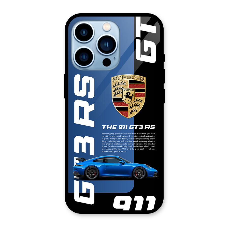 Hyper Car Glass Back Case for iPhone 13 Pro