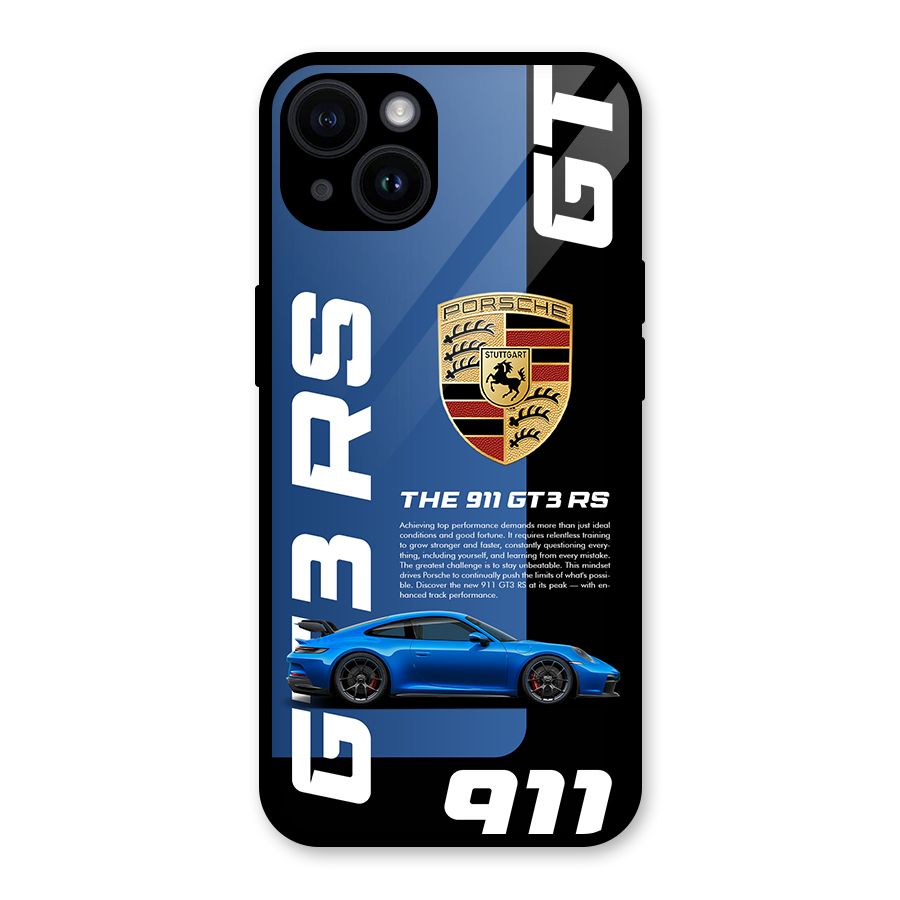 Hyper Car Glass Back Case for iPhone 14