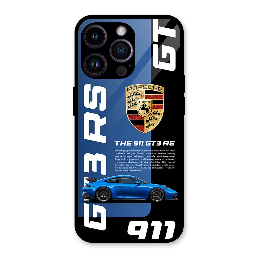 Hyper Car Glass Back Case for iPhone 14 Pro Max