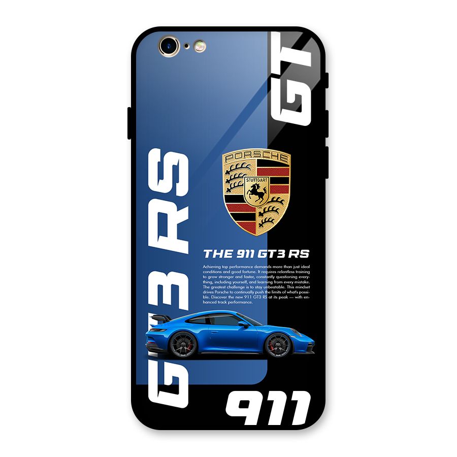 Hyper Car Glass Back Case for iPhone 6 6S