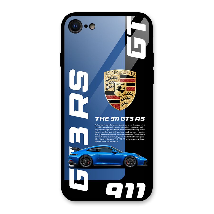 Hyper Car Glass Back Case for iPhone 7