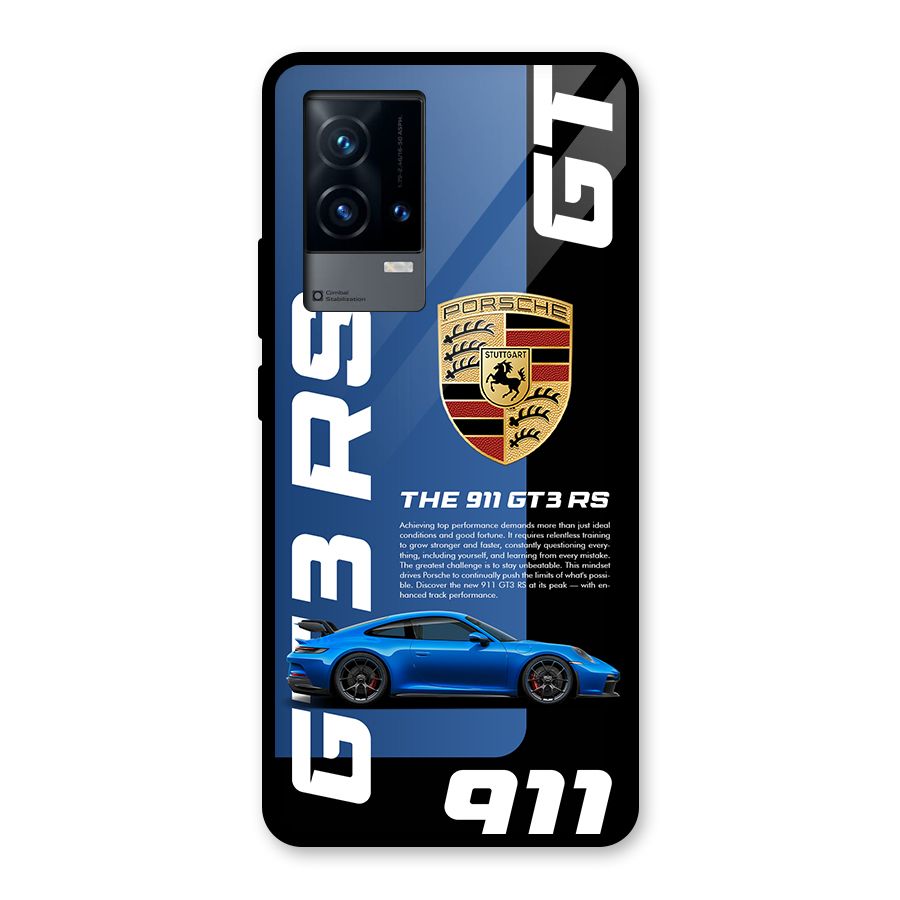 Hyper Car Glass Back Case for iQOO 9 5G