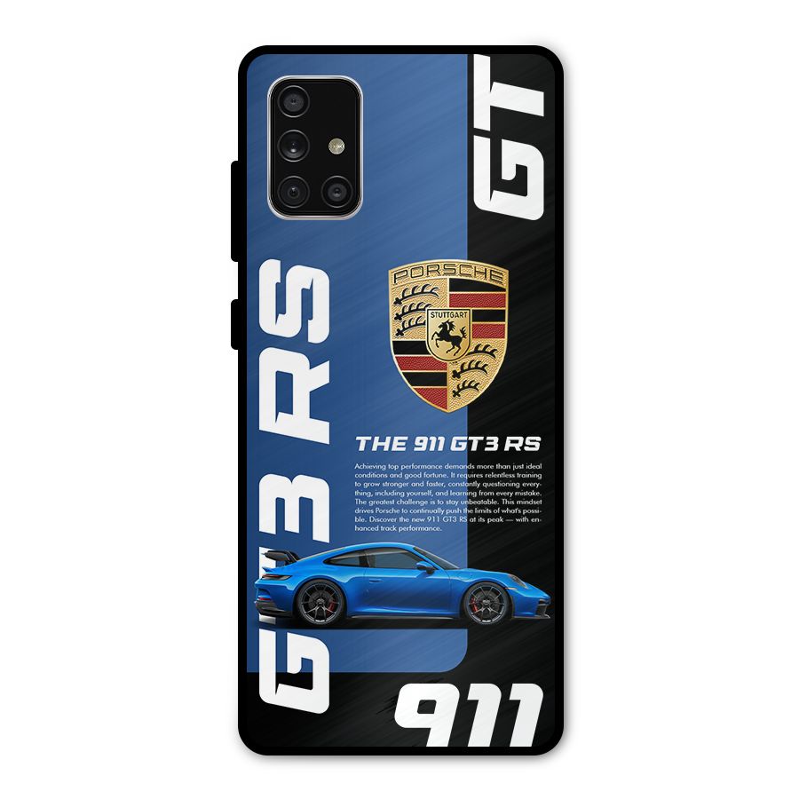 Hyper Car Metal Back Case for Galaxy A71