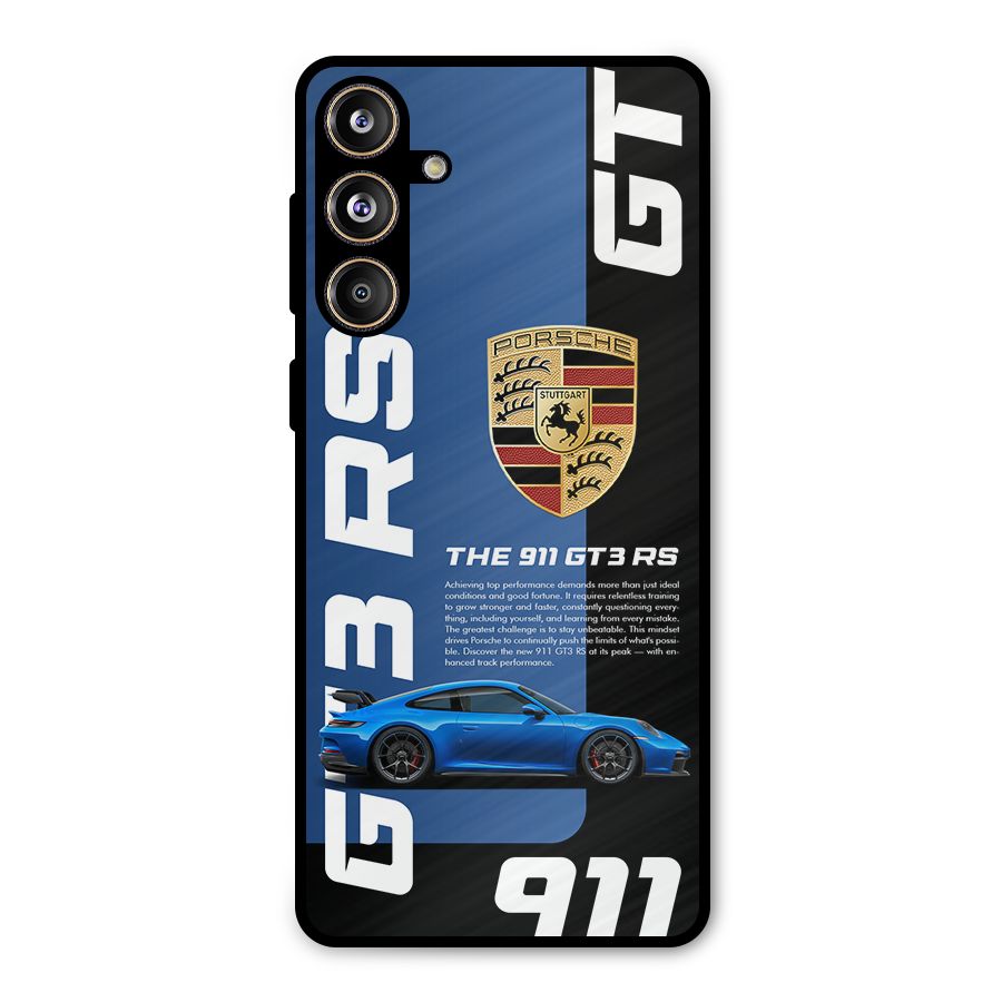 Hyper Car Metal Back Case for Galaxy F55