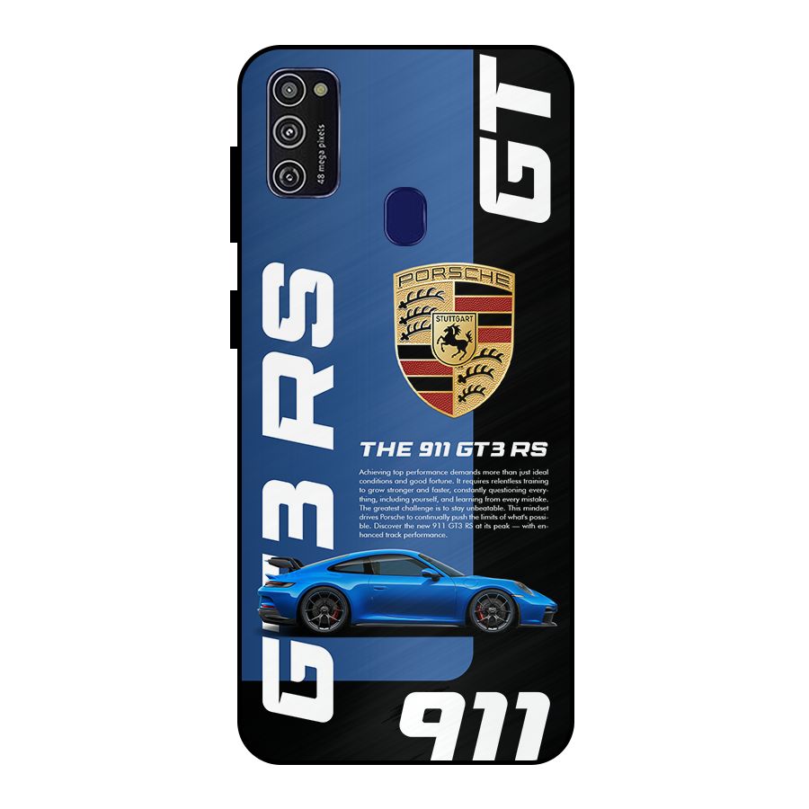 Hyper Car Metal Back Case for Galaxy M30s