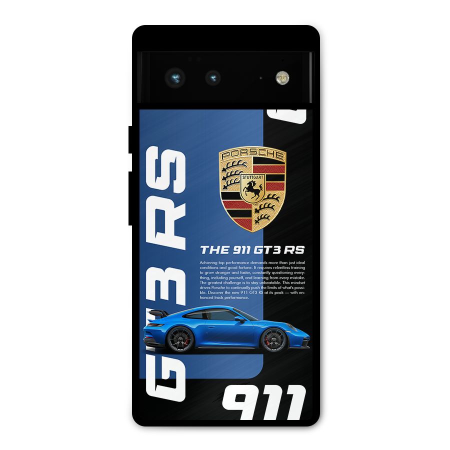 Hyper Car Metal Back Case for Google Pixel 6