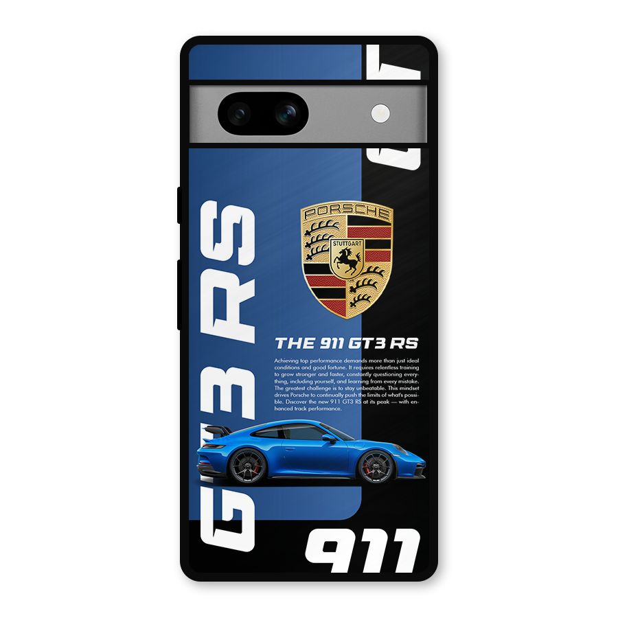 Hyper Car Metal Back Case for Google Pixel 7a