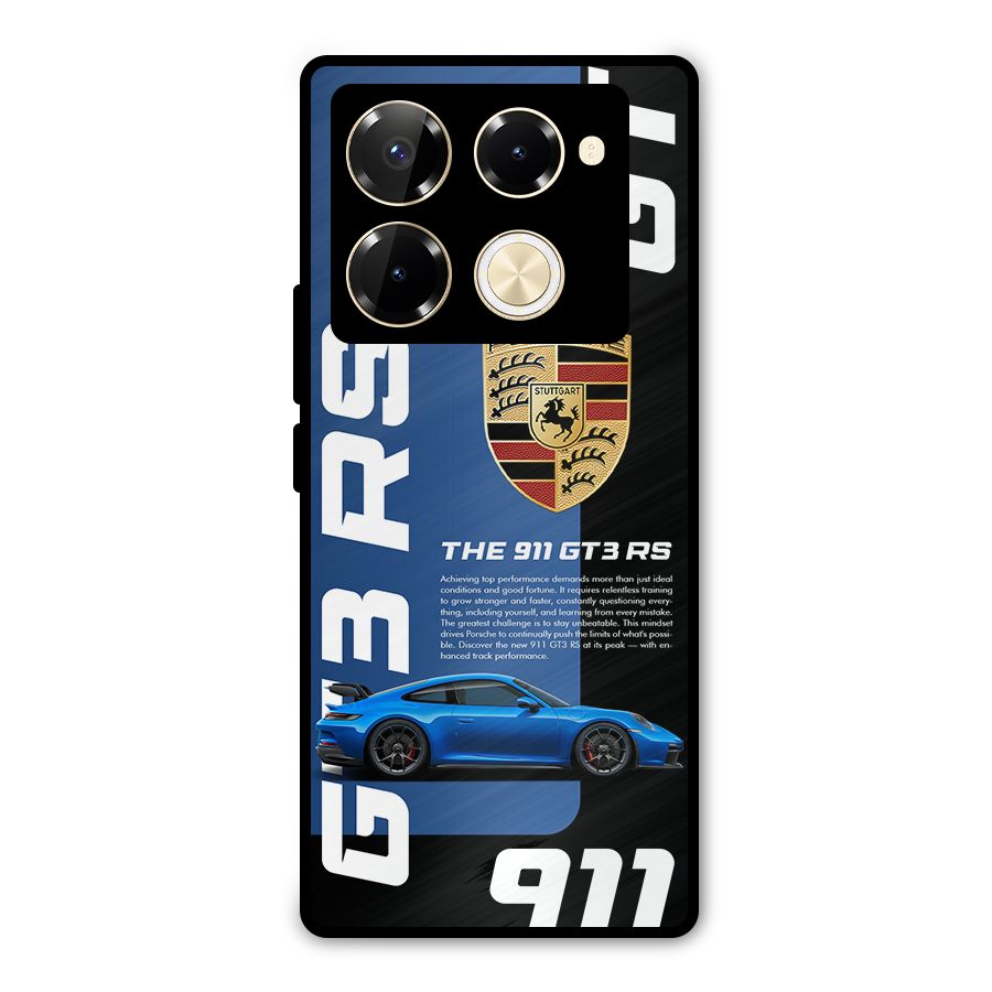 Hyper Car Metal Back Case for Infinix Note 40 Pro Plus