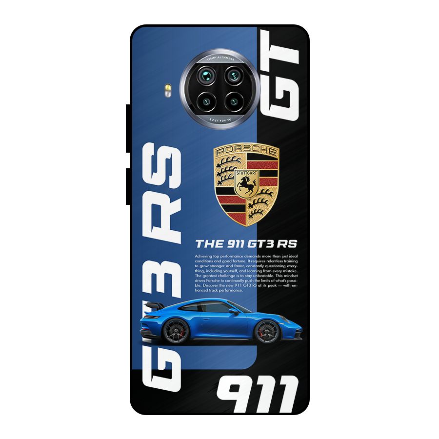 Hyper Car Metal Back Case for Mi 10i