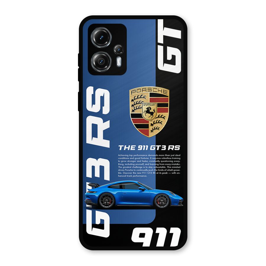 Hyper Car Metal Back Case for Moto G13