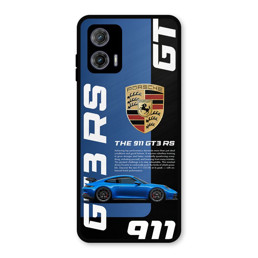 Hyper Car Metal Back Case for Moto G73