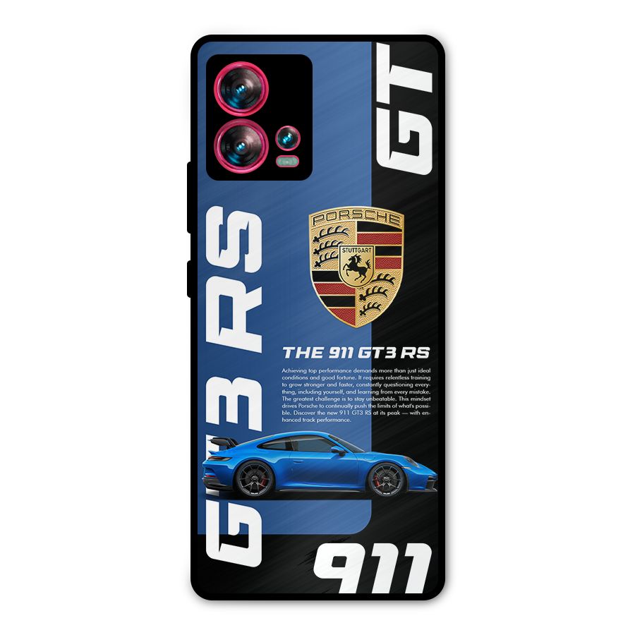 Hyper Car Metal Back Case for Motorola Edge 30 Fusion