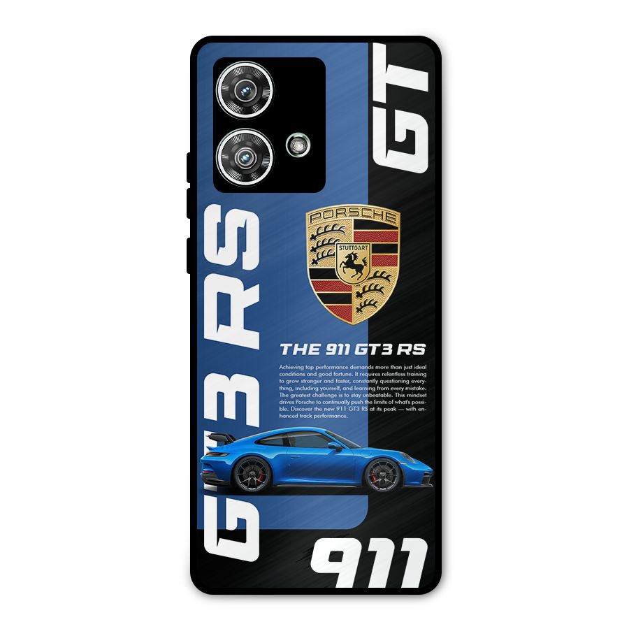 Hyper Car Metal Back Case for Motorola Edge 40 Neo